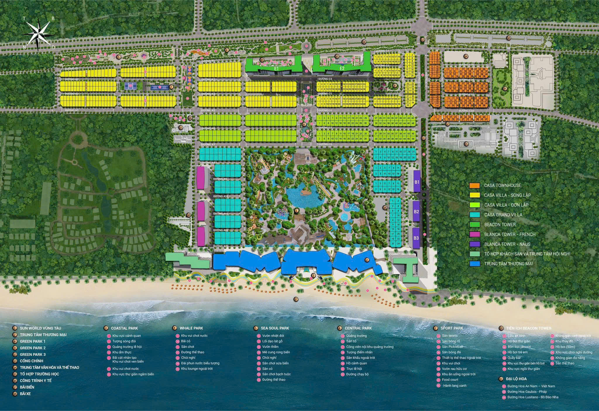 Tổng thể: 2.720 sản phẩm thuộc nhiều phân khúc – từ căn hộ nghỉ dưỡng đến biệt thự siêu sang.