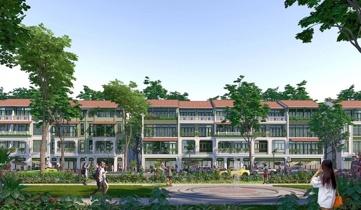 Minh họa nhà phố dự án Vũng Tàu