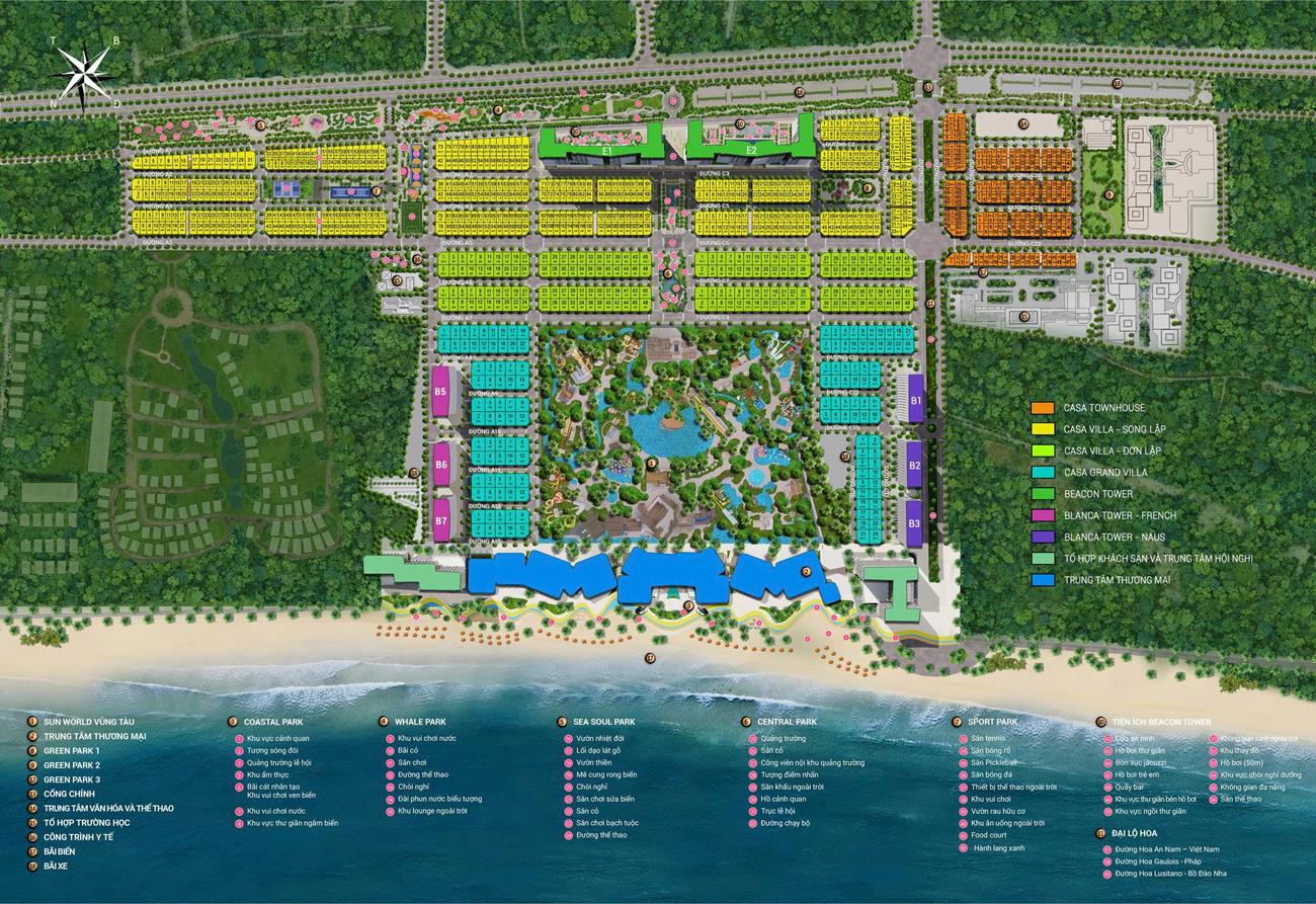 Mặt bằng dự án Blanca City