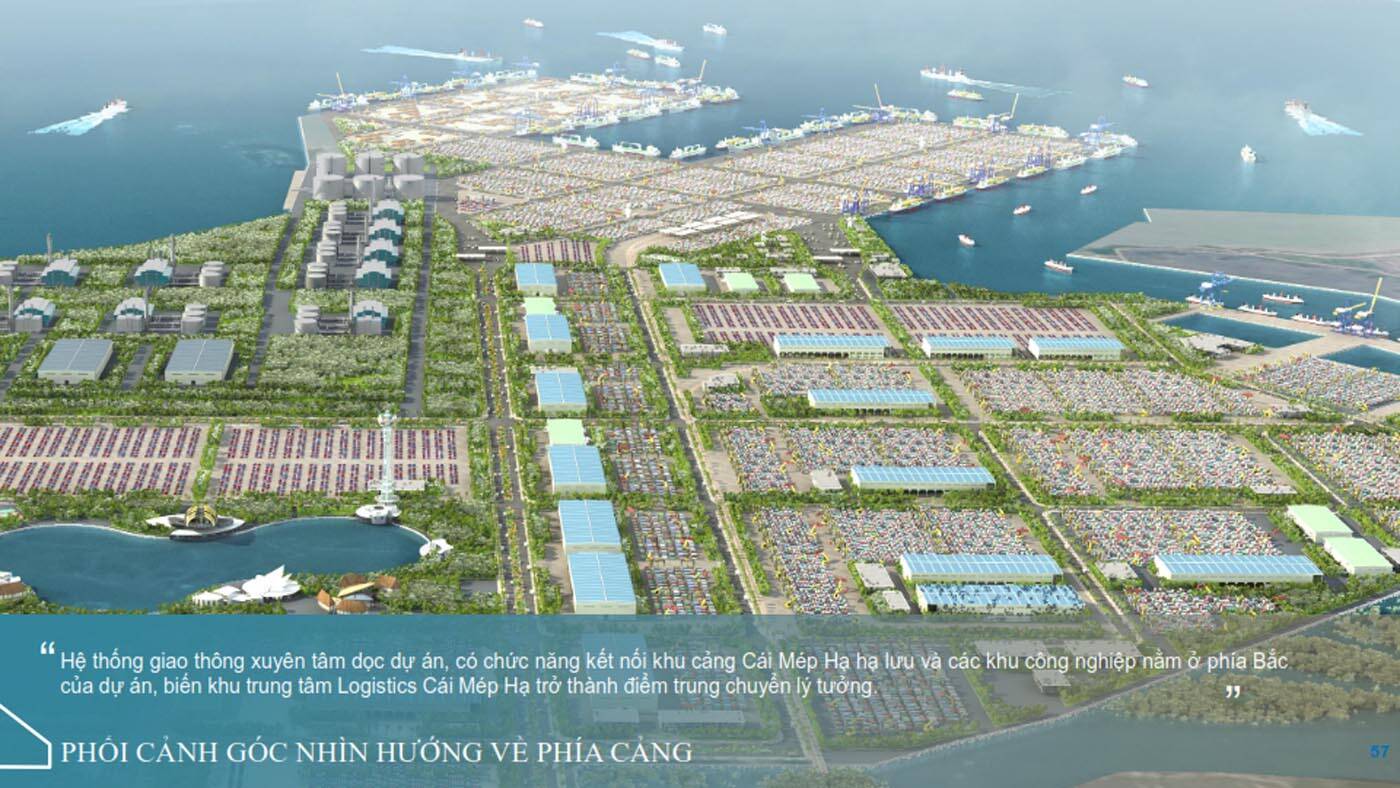 Hình thành trung tâm logistics Cái Mép Hạ