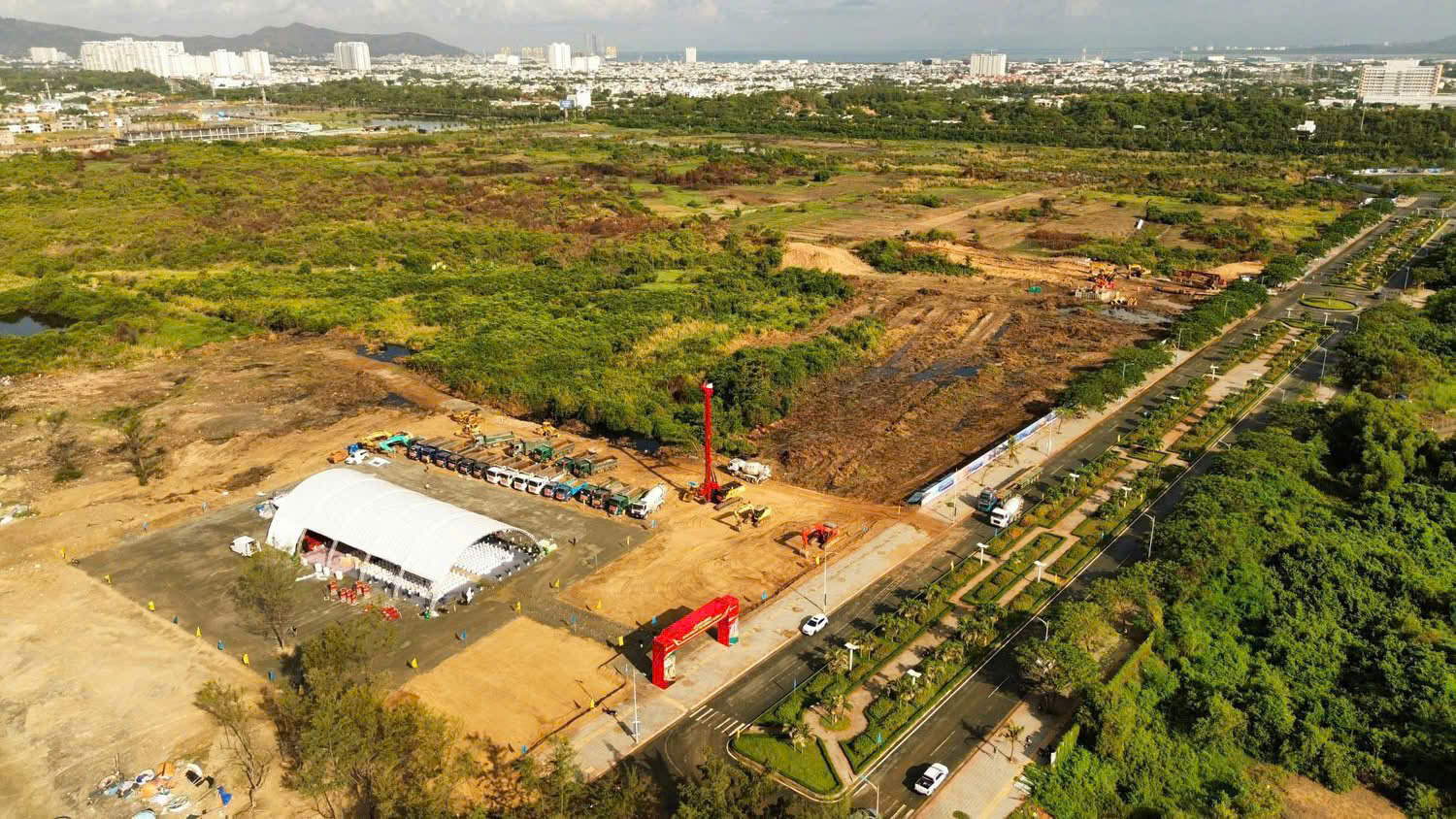 Hình ảnh thực tế tại dự án Blanca City cập nhật mới nhất